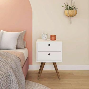 Imagem de Mesa de Cabeceira Salerno 2 gv Branca