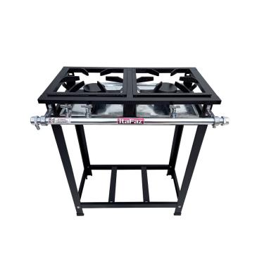 Imagem de Fogão Industrial 2 Bocas 30x30 P4 Alta Pressão