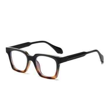 Imagem de Óculos de sol da moda femininos e masculinos punk anti luz azul armação de óculos(3)