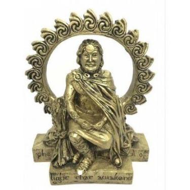 Imagem de Imagem Deus Sol Dourado Pintado Escultura Resina Estatua - Lua Mistica
