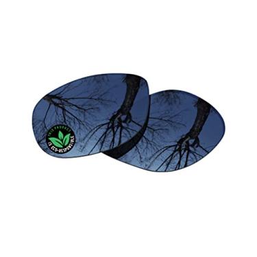 Imagem de Raydi Lentes de reposição de policarbonato para óculos de sol quadrados RayBan RB4147 60 mm - Espelho cromado preto - Polarizado