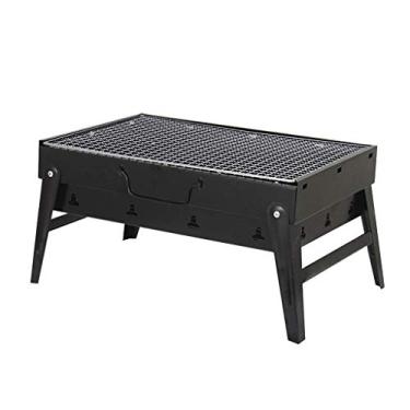 Imagem de Grelhas dobráveis para churrasco, pátio, churrasqueira, carvão, fogão, aço inoxidável, acampamento, piquenique, churrasqueira, acessórios, ferramentas