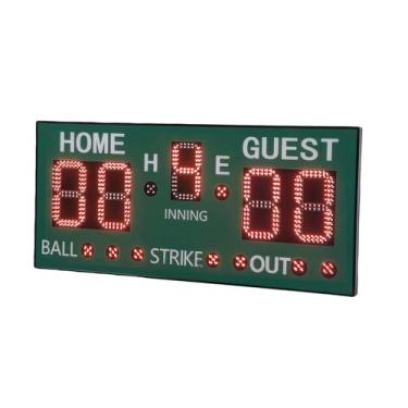 Imagem de Pontuador Digital Portátil de LED, Goleiro Portátil Bateria Bateria Com Controle Remoto, Brilho Ajustável, Goleiro de Pontuação Eletrônica para Jogos Cornhole Basquete