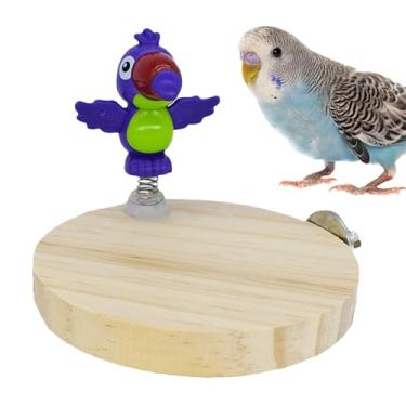 Imagem de Poleiro para Gaiolas de Pássaros - Suporte Para Poleiro De Ave - Brinquedo Natural Mastigável de Enriquecimento e Acessórios de para Aratinga, Galinha, Pombo em Ambiente Interno