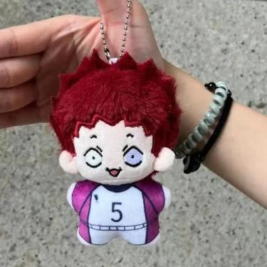 Imagem de Haikyuu Hinata Shoyo Tobio Kageyama 10cm Chaveiro De Pelúcia Mini Bone