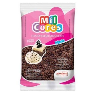 Imagem de Flocos de Chocolate Macios Mil Cores 500g - Mavalério - Mavalerio