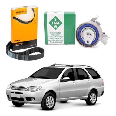 Imagem de Kit Correia Dentada Tensor Palio Weekend 1.8 8v 2005 A 2010 - Continen