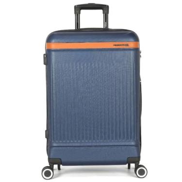 Imagem de Mala de Viagem 24 Media Polo King Aspem Azul ABS Rodas 360