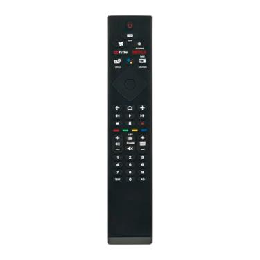 Imagem de PERFASCIN 398GM10BEPHN0030HT YKF474-B005 Controle remoto de voz de substituição adequado para Philips Android Smart TV 55PUT8215 55PUT8115 55PUD7406 50PUT8215 50PUD7406
