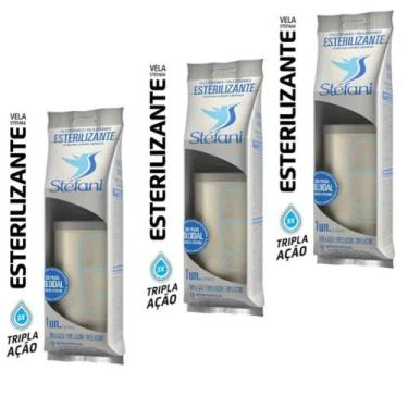Imagem de Kit 3 Velas Filtro Barro Esterilizante Tripla Ação Stéfani São João - 