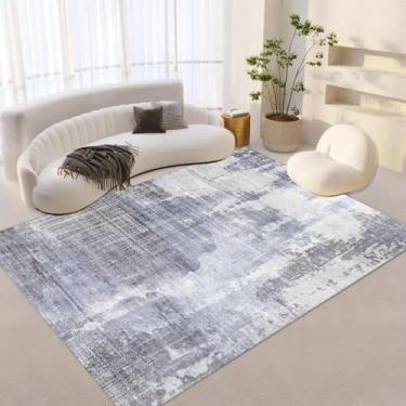 Imagem de Tapetes leves de estilo japonês para sala de estar, flanela espessa, decoração de quarto, capacho de entrada lavável, tapete de mesa de centro (120x160 cm/flanela G)