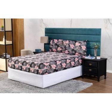 Imagem de Capa Protetora Para Cama Casal Padrão Com Zíper Malha Gel Protege o Co