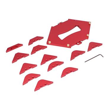 Imagem de Medidor de Filete de Madeira Liga Alumínio para Facilitar o Corte Raio - Ferramenta Essencial para Carpinteiros e Entusiastas Bricolage