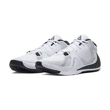 Imagem de Tênis de basquete masculino Nike Zoom Freak 1, White/White/Black, 15