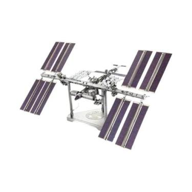 Imagem de Quebra-cabeça UFO De Metal 3D DIY Modelo De Montagem De Nave Espacial 