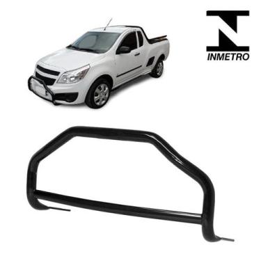 Imagem de Parachoque Quebra Mato Montana 2017 2018 2019 Preto C Barra - CCF