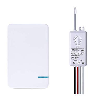 Imagem de HENDUN DC 8V 12V 24V RF Wireless Switch Transmitter & Receiver, 1 Ch 433 Long Range Remote Controller for RV Autos Truck Motor Security Systems Garage Rolling Shutter Door