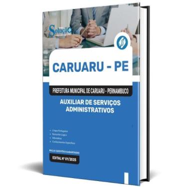 Imagem de Apostila Prefeitura Caruaru Pe 2025 Auxiliar Serviços - Editora Soluca