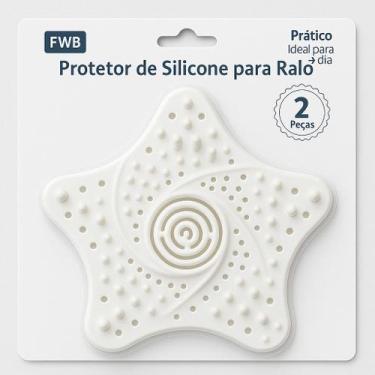 Imagem de 2 Peças Tampas de Ralo Silicone Ventosa, Filtro de Cabelo e Sujeira do