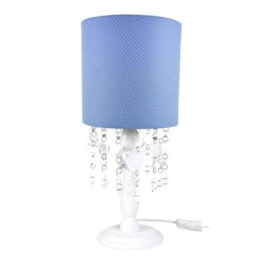 Imagem de Abajur Madeira Cristais Ursinhos Quarto Bebê Infantil Menino - Potinho