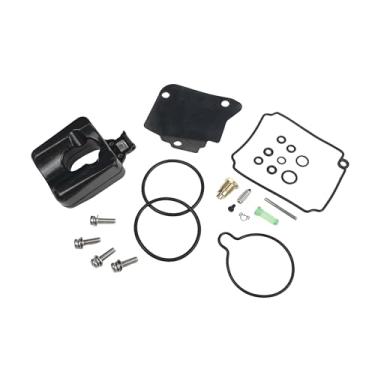 Imagem de WINGOGO Kit de reparo de carburador 67F-W0093-02-00 para motor de popa Yamaha 75 80 90 100 HP F75 F80 F90 F100 peças de reconstrução de carburador de motor de barco substituir Sierra 18-7743 67F-W0093