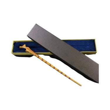 Imagem de varinha mágica com núcleo de metal cosplay para crianças com caixa - o