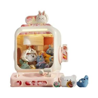 Imagem de Brinquedo infantil garra máquina clipe boneca máquina de jogo fantoche
