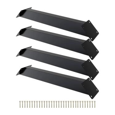 Imagem de FLCPJGV Estruturas de suporte de ângulo de 45 graus Suporte de canto Suporte de junta interna para gazebos, Style a