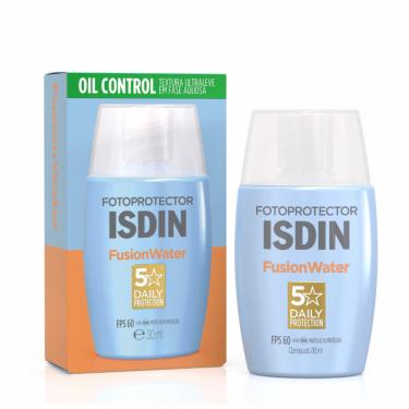 Imagem de Protetor Solar Facial Isdin Fusion Water 5 Stars Fps60 Sem Cor 30ml