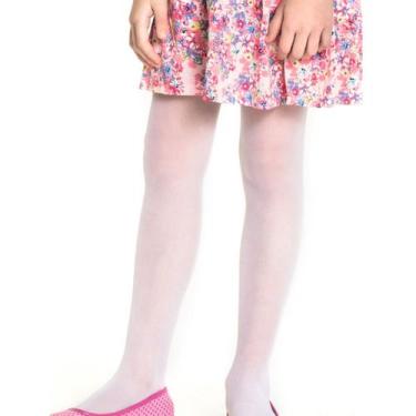 Imagem de Meia Calça Infantil Trifil Fio 20 Fina Versátil Poliamida, Branco, G