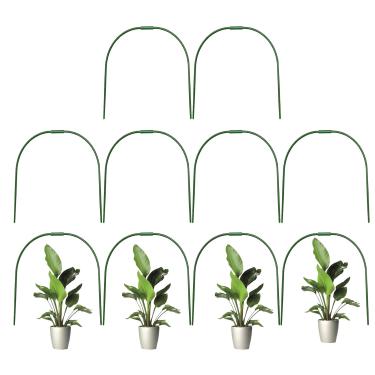 Imagem de de Jardim para Canteiros Elevados | De Estufa Para Canteiros Elevados - 10 Peças Estruturas Suporte Plantas Para Proteção Contra Geada Em Exterior Interior Varanda Urbana