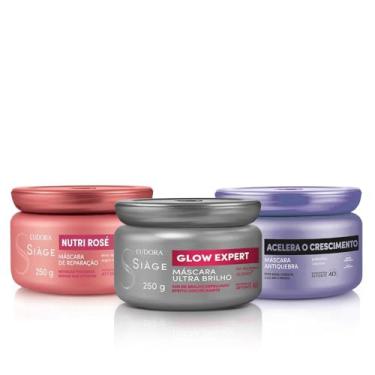 Imagem de Eudora Kit Siàge Cronograma Capilar para Crescimento do Cabelo (3 itens)