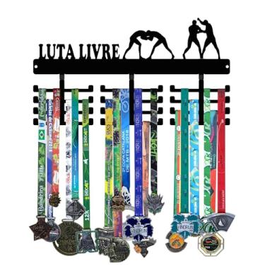 Imagem de Porta Medalhas em Aço - 50 Medalhas - Luta Livre
