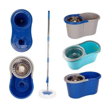 Imagem de Mop Balde Esfregão Giratório Com Alça Limpeza Em Geral