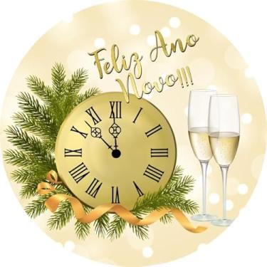 Imagem de Painel Festa Redondo C/Elástico 1,50m Ano Novo (ANV075)