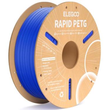 Imagem de Filamento de impressora 3D ELEGOO Rapid PETG 1,75 mm azul 1 kg