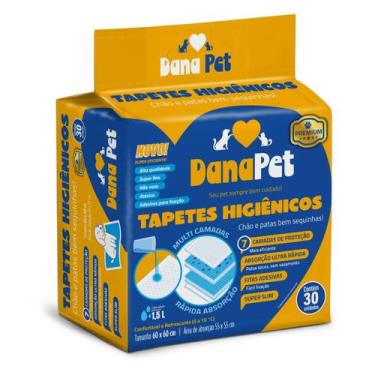 Imagem de Tapete Higiênico Para Cães Blue Premium 30 Unidades 60X60 Cm Alta Abso