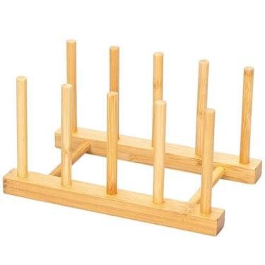Imagem de Escorredor de pratos em bambu 21,5x12 - FU XING