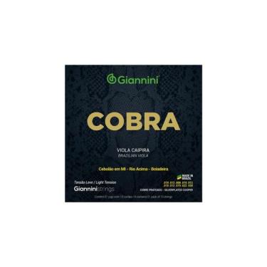 Imagem de Encordoamento Para Viola Aço Prateado Tensão Leve Série Cobra Gesvl - 