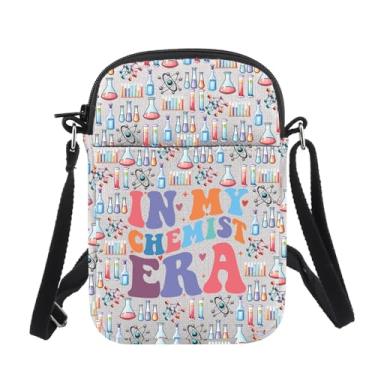 Imagem de CHOORO Bolsa tiracolo Chemistry Science In My Chemist Era, bolsa tiracolo presente para professores de química, Chemist B