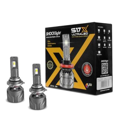 Imagem de Kit Lâmpadas Ultra LED HB4 9006 S17x 6500k 5500 Lumens 55w CanBus - Sh