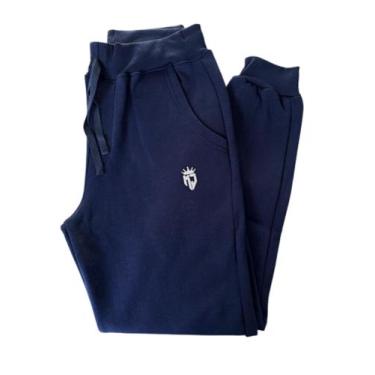 Imagem de Calça Moletom Infantil Menino - Tam. 2 ao 16 - Mita Jeans, Marinho, 14