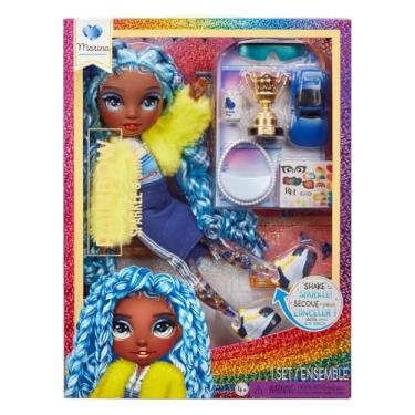 Imagem de Rainbow High Sparkle & Shine Fashion Dolls - MARINA (Azul)