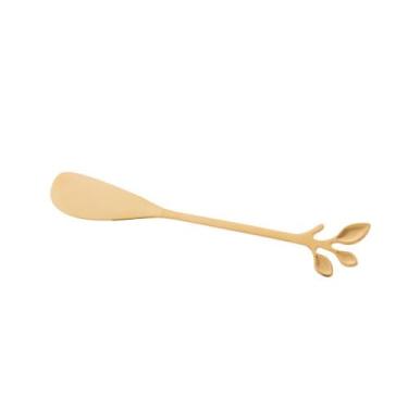 Imagem de Jogo de 4 Espátulas Wolff Leaves de Aço Inox Dourado