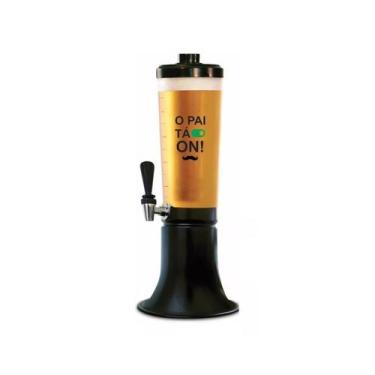 Imagem de Torre De Chopp Frases Diversas Doutor Beer 2,5L O Pai Ta On