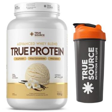 Imagem de Combo True Source - TRUE PROTEIN 100% WHEY + Coqueteleira oficial (900g, Vanilla)