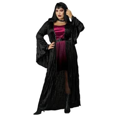 Imagem de California Costumes, Vestido de vampiro feminino com capuz, tamanho 1GG