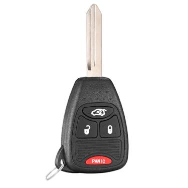 Imagem de Chave de substituição serve para Chrysler 300 Sebring 2007 2008 2009 2010 2011 2012 2013 2014 Aspen 2007-2009 Charger 2006-2007 Jeep Commander 2006 2007 Grand Cherokee 2005 - Controle remoto de