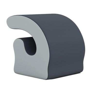 Imagem de Ｂｅｓｇａ Travesseiro de apoio para pescoço ergonômico com zíper, macio e leve, para apoio de cabeça, almofada de mesa para cochilos, escola, casa, escritório, Cinza Escuro