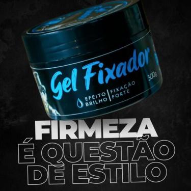 Imagem de Gel Cola Fixador Mister James Fixação Forte Efeito Brilho Molhado 300g